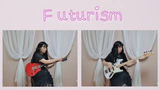 ♡ Futurism  Muse ♡  guitar amp bass cover [upl. by Aihsek]