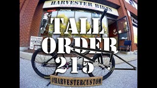 Tall Order 215 Frame Unboxing amp Build  Harvester Bikes [upl. by Hannahoj]