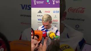 Antoine Griezmann hablando de Messi y argentina griezmann messi francia argentina fyp shorts [upl. by Ylil632]