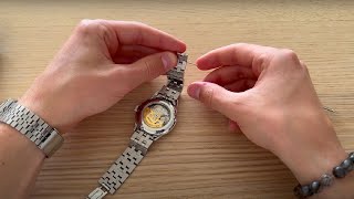 Comment AJUSTER son bracelet de Montre avec MAILLON [upl. by Anas]