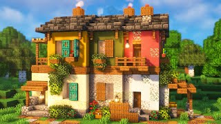 Minecraft 3Player Italian Survival House Tutorial [upl. by Hooge]