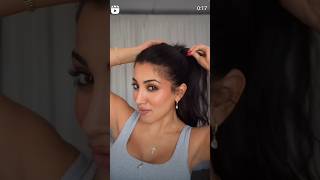 High ponytails hacks 💁🏻 glamwithshivani makeup subscribe hack ponytailhairstyle hairhacks [upl. by Naawaj]