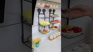 Multifunctional side dish rack vegetable preparation rack vegetable preparation storage rack set🙂 [upl. by Odnalor]