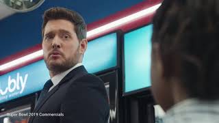 Michael Buble vs Bubly Super Bowl 2019 Commercial [upl. by Jacoba]