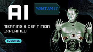 AI Meaning amp Definition Explained [upl. by Bendicty]