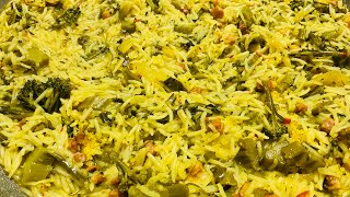 Riso basmati con broccolipronto in 20 minuti e si sporca solo una padella ￼ [upl. by Fridell839]