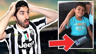 CRISTIANO RONALDO JR WATCHES MY VIDEOS [upl. by Aihk]