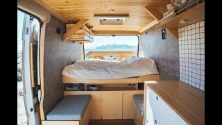 Elegant and spacious RAM ProMaster conversion a stealthy van to live in a city [upl. by Ettevahs47]