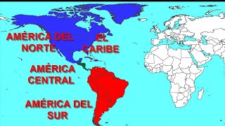 Países de América Localización y Capitales [upl. by Assirok]