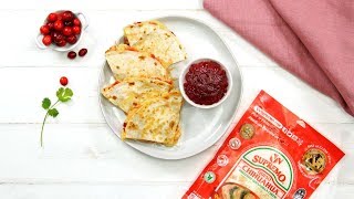 Quesadillas de Pavo y Salsa de Arándanos [upl. by Moneta506]