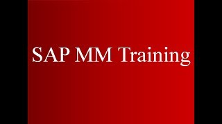 SAP ECC MM Training  Overview of Procurement Processes Video 2  SAP MM Material Management [upl. by Melisande]