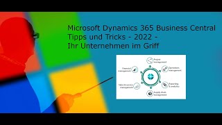 Microsoft Dynamics 365 Business Central Tipps und Tricks  2022  Ihr Unternehmen im Griff [upl. by Naellij891]