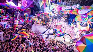 elrow’art — Kaos Garden by Okuda San Miguel amp Paco Osuna Closing party Amnesia Ibiza 2019 [upl. by Callista]