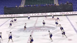 2023 Colonial Classic Synchronized Skating Competition DC EDGE Juvenile [upl. by Illil]