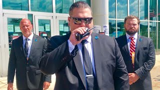 Must Watch SECRET SERVICE FAIL AT TRUMP RALLY 1st amendment audit [upl. by Enoitna]