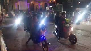 Impresionante la cantidad de bikers que llegan al centro de Lerma en la Rodada del Terror [upl. by Leehar]