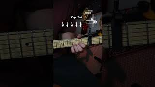 How to play Free Fallin’ by Tom Petty  EASY Guitar Tutorial  theguitarshortcut guitar [upl. by Ardine]