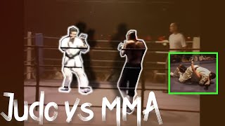 Impressive Judo vs MMA Match  Judo Brown Belt TKD Black Belt Tests Himself [upl. by Debarath]