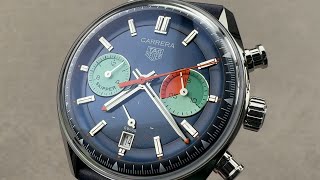 TAG Heuer Carrera Skipper CBS2213FN6002 Chronograph Tag Heuer Watch Review [upl. by Adlecirg]