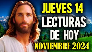 ✝️📜EVANGELIO de hoy JUEVES 14 de NOVIEMBRE 2024  Lecturas de la biblia en VIDEO YOUTUBE [upl. by Aronid]