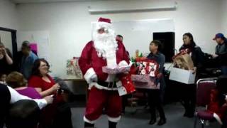 Home Care 2011 Christmas party with Santa Claus quotToddquot [upl. by Ettenan]