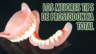 MEJORES TIPS DE PROSTODONCIA TOTAL [upl. by Nohtan]