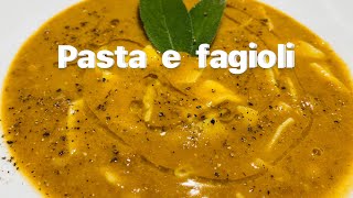 Pasta e fagioli la mia versione della pasta e fagioli… Facileeconomica e buonissima [upl. by Yttam]