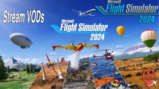 Stream VOD  Flight Sim 2024 Time Lets Hope The Servers Are Working [upl. by Westbrook]