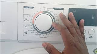 kelvinator front load washing machine without display DEMO use full details [upl. by Ahsemal503]