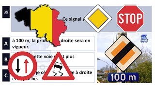 2024 permis de conduire théorique belgique ✅ 50 Questions  code de la route 2023 belgique test 7 [upl. by Edna]