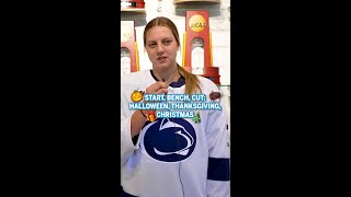 StartBenchCut Halloween ThanksgivingChristmas  Penn State Womens Hockey [upl. by Fein]