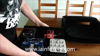 Gator pedal tote case  pedalboard review and unboxing [upl. by Noyerb]