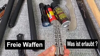 Freie Waffen  Was ist erlaubt [upl. by Suiramad]