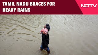 Chennai Rain News Today  Tamil Nadu Braces For Heavy Rain Schools Colleges Shut Today [upl. by Xanthe]