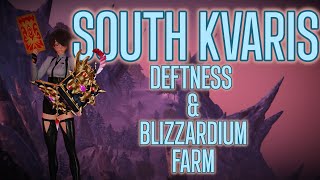 PSO2NGS South Kvaris Deftness amp Blizzardium Farm [upl. by Bora899]