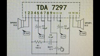 TDA 7297 IC Audio Amplifier [upl. by Shelah]