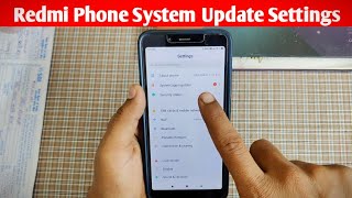 Redmi Phone System Update Setting  how to system update  system update kaise kare 🤔 [upl. by Ahsilahk]