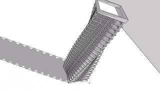 SketchUp Tutorial  Parametric Tower twisting tower and FredoScale [upl. by Hamirak738]