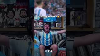 REACCIÓN PENALES ARGENTINA VS HOLANDA 🇦🇷🇳🇱 [upl. by Aisya762]