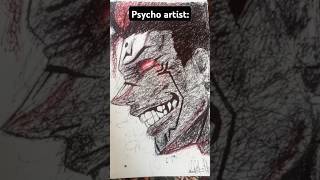 Sukuna drawing in scribble art jujutsukaisen sukuna anime shorts [upl. by Gagnon]