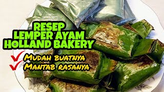 CARA BUAT Lemper Ayam seperti di HOLLAND BAKERY  Lemper Ayam ENAK amp LEGIT  Resep Eyanguti [upl. by Lenrad]