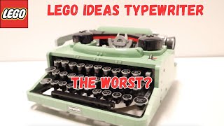 Lego Typewriter  One of the Worst [upl. by Ryun]