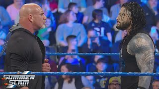 WWE August 132023  Goldberg Vs Roman Reigns  SmackDown Live Full Match [upl. by Sutsugua]