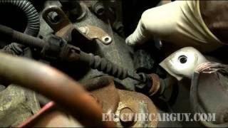 How To Adjust A Cable Operated Clutch Honda  EricTheCarGuy [upl. by Aile]