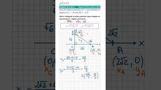 Wzór na środek ciężkości  zadanie matura próbna Operon matura2025 zadanie nauka kursmaturalny [upl. by Emarej]
