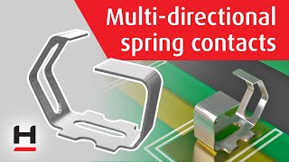 Multidirectional spring contacts for SMT assembly [upl. by Samantha726]