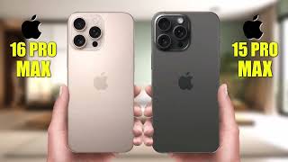 iPHONE 16 PRO MAX VS iPHONE 15 PRO MAX [upl. by Abigael]