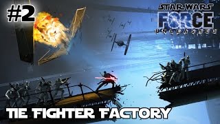 STAR WARS The Force Unleashed SITH LORD Act 2 TIE Fighter Factory  Gameplay Walkthrough [upl. by Sitnerp]