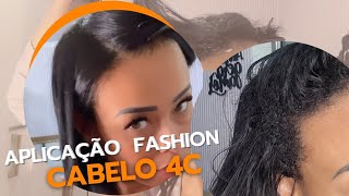 Progressiva Fashion Gold em Cabelo Crespo 4C [upl. by Latsryc]