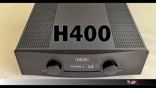 Hegel H400 High power streaming amplifier with Roon app and Connect  The successor of H390 [upl. by Nelrac]